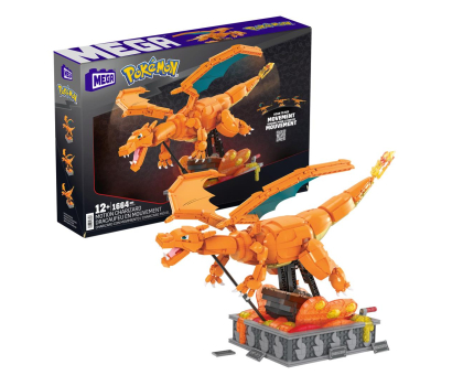 Klocki dla dzieci Mega Bloks Mega Construx Pokemon Mechaniczny Charizard